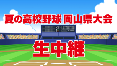 【中継】第105回全国高校野球選手権記念 岡山大会